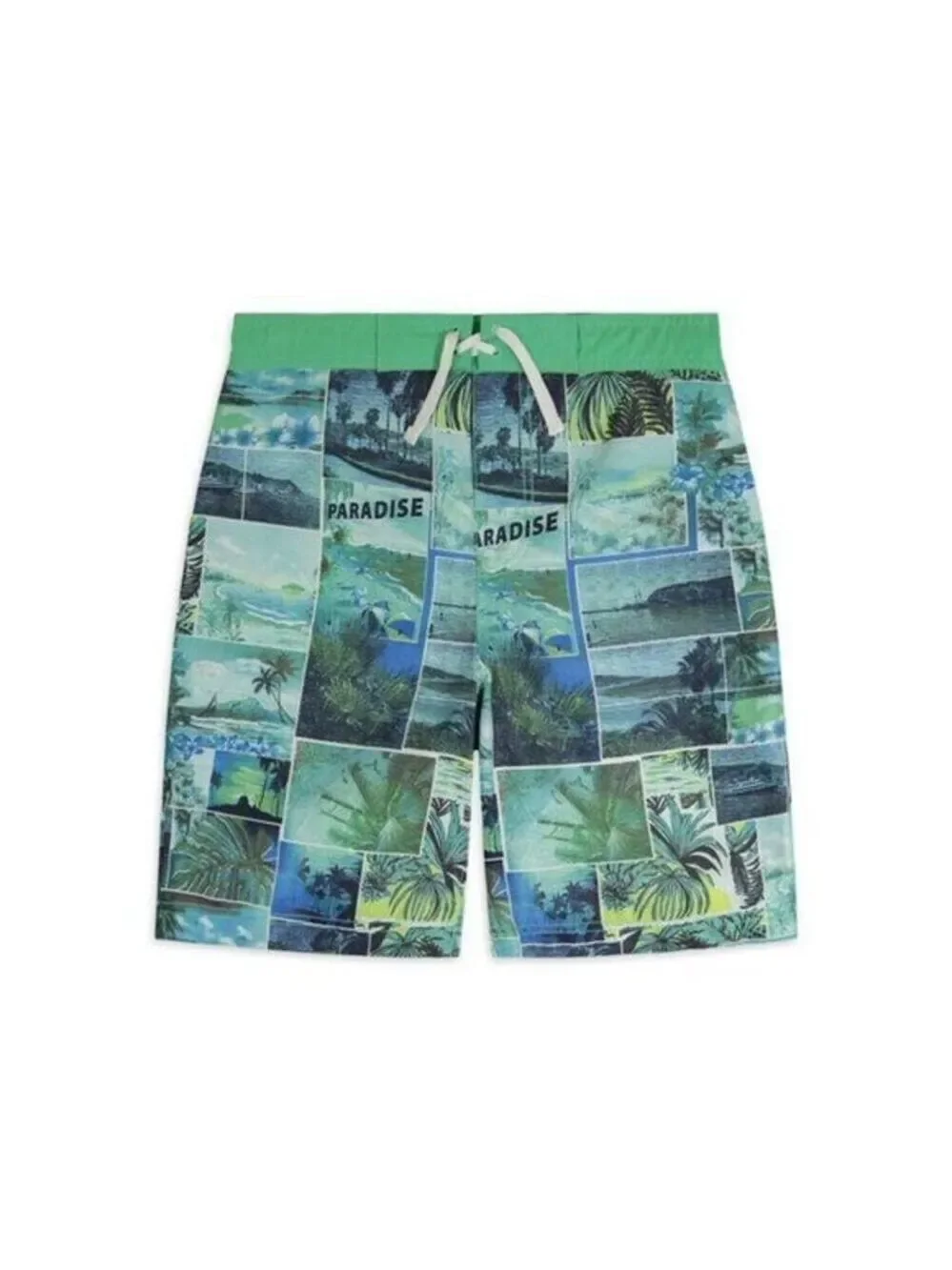 Tommy Bahama Boys XL Tropical Paradise Swim Trunks Green Blue Board Shorts